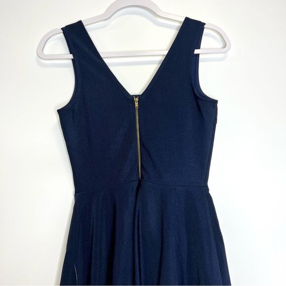 NEW Lulus Home Before Daylight Fit & Flare Mini Dress Navy Blue XS - Picture 7 of 11